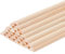 HYFEUOKF Batonnet en Bois Lot de 120 tiges de Cheville en Bois de 9,8 Pouces, 7 x 3,5 mm, Demi-Rondes, bâtons d'artisanat en Bois Brut, tiges de Cheville en Bois d'arche, Demi-Rondes pour Maquette