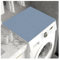 ZHOUXYFDC Tappetino per Lavatrice Funda Reutilizable for Lavadora, a Prueba de Polvo, Absorbente, de Secado rápido, Antideslizante, de Color sólido, for baño, Protector de microondas(Blue,30x40cm)
