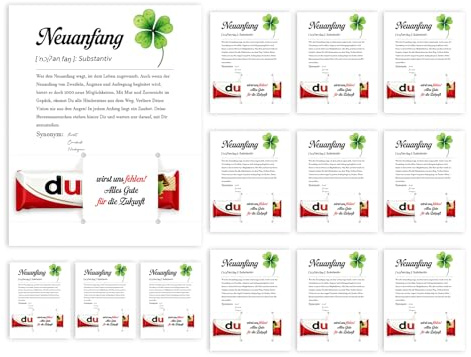 WenmthG 35er Neuanfang Karte, New Beginnings Abschiedskarte - Karte Abschied Geschenke für Kollegen, Mitarbeiter, Frauen, Männer - neuer Job Geschenk Mitarbeiter Weihnachtsgeschenke