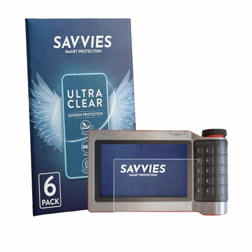Savvies 6 Stück Schutzfolie für Kverneland IsoMatch Tellus GO Plus Displayschutz-Folie Ultra-Transparent