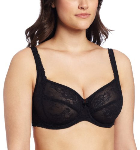 Rosa Faia - Reggiseno con Pizzo, Donna, Nero (Schwarz (Schwarz 001)), 5C
