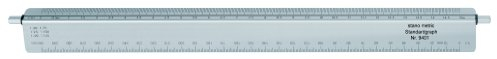Drehmaßstab stano metric ARCHITEKT 30 cm aus Aluminium