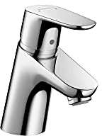 hansgrohe Focus 04370000 Robinet d'évier de salle de bain moderne facile à nettoyer 1 poignée 12,7 cm de haut Chromé
