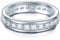 Trilani Damen-Memoirering Sterling Silber Zirkonia weiß im Brillantschliff - Verlobungsring Ehering Trauring