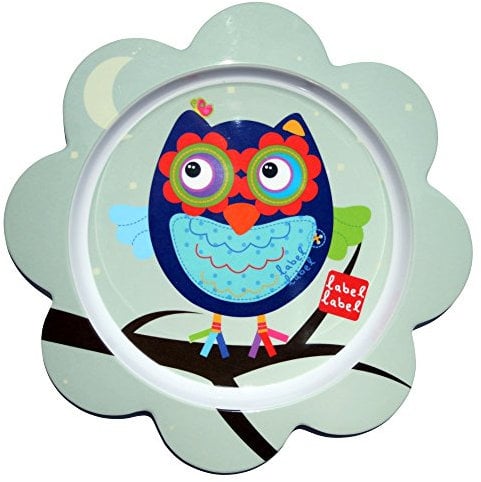 Vital Innovations LL-FR5017 Label Friends Teller blumenförmig Eule (Boy)