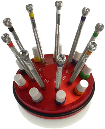 Set da 9 cacciaviti per orologiaio OFFICIAL GENEVA BASIC-PRO