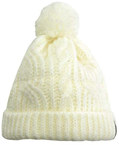 d-generation von Döll Unisex Pudel-Mütze weiß mit Bommel Größe: 53
