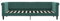 HEFZGDB Tagesbett Dunkelgrün 80x200 cm Samt Single Bed Bettgestell Einzelbetten Bettrahmen für Schlafzimmer Wohnbereich Gästezimmer Herberge