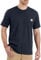 Carhartt Men's Relaxed Fit Heavyweight Short-Sleeve K87 Pocket T-Shirt, Navy, XS
