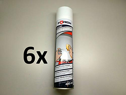 Förch 61001600 Lot de 6 mousses nettoyantes intensives pour vitres R530 400 ml