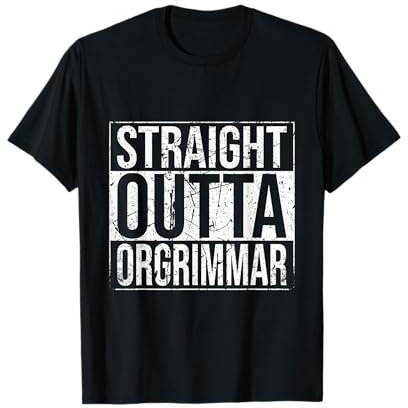 Straight Outta Orgrimmar WoW Horde Gamer Gift Vintage T-Shirt