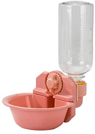 GIMOCOOL Distributeur Eau pour Petits Animaux, Abreuvoir pour Animaux De Compagnie Lapin, Bouteille d'eau Potable Anti-Goutte pour Petits Animaux, pour Petits Animaux/Lapins/Furets/Hamsters