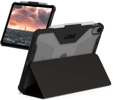 Urban Armor Gear Plyo Case für Apple iPad 10.9 / iPad 11 (10. Generation 2022, A16-11. Generation 2025) Hülle (Pencil Halterung, Wake/Sleep, Standfunktion) schwarz