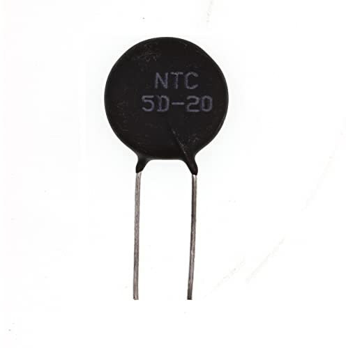 HUABAN 10 Stück NTC 5D-20 5 Ohm MF72 Power Direct Heat Type Negative Temperatur Koeffizient Thermistor 20%