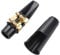 Professionelles Altsaxophon-Flötenkopf-Mundstück für Saxophon-Jazz-Musikinstrumente, Zubehör, Saxophon-Mundstücke, Kit mit Metall-Ligatur, Stärkekappe und Ligaturen, Messing-Eb-Tenor-Ligatur
