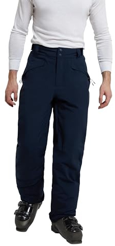 Mountain Warehouse Orbit Stretch Mens Ski Pants - Waterproof Winter Salopettes, Recco Reflectors - Perfect for Winter Holidays, Skiing & Snowboarding