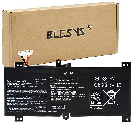 BLESYS C41N1731 Akku für Asus ROG Strix Scar II GL504 GL504G GL504GV GL504GW GL504GS GL504GM Hero II G515 G515GV G515GW Serie Laptop 15.4V 66Wh
