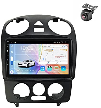 Android 12 Autoradio per Volkswagen VW Beetle 2000 2001-2012 2 DIN Stereo Car Tablet Pollici Schermo MP5 Lettore Multimediale Receiver GPS Radio con SWC Car-play Android auto (M400S 8core 4+64G)