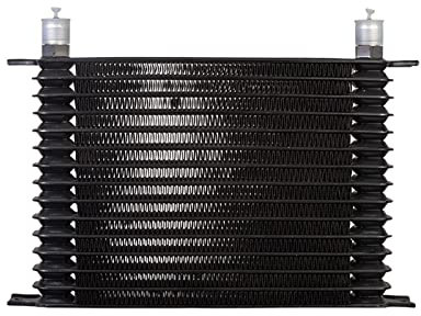Radiatore dell'olio per auto Radiatore olio for auto universale in alluminio a 15 file AN10 Kit radiatore olio trasmissione motore Colore nero