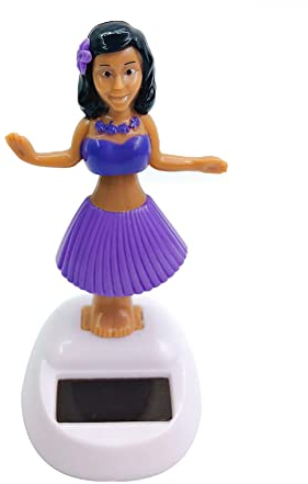 Figuras móviles solares de Bailarina Hawaiana, Figura Solar, Juguete de Danza Solar, Bailarina Solar Hawaiana, decoración para Coche, Escritorio, alféizar de Ventana, Oficina