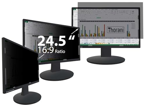 Thorani Blickschutzfolie schützt Display und Daten - 24.5 Zoll 16:9 (543,7x302,6 mm)
