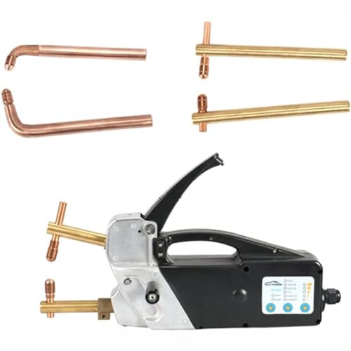 CYMYYDS Electric Spot Welder, 2.0+2.0mm Double Side Spot Welding Machine, Portable Handheld Welding Tip Gun, Spot Welder of Energy Storage Capacitor, for Sheet Metal