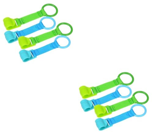 TOYANDONA 8 STK Laufgitter-handzugring Babybetten -laufstall Krippe Für Tragbares Babybett Babypuppenbett Kleinkinderbett Lernen Stehender Zugring Hängende Zugringe Kunststoff