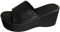Strandsandalen Herren Wasser Sandalen Damen Modische -Sandalen aus massivem für Damen mit offener Spitze und Dicker Sohle und geneigtem Absatz Handball Spezial Damen Badelatschen Damen (Black, 39)