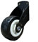HEBEOT Gefederte Torlaufrolle Rubber Gate Rad Federbelastete Lenkrolle Stützrad für die untere Tür mit Anti-Durchhang Verstellbares rutschfestes Stützrad für Türen und Schränke 60 * 50 * 20mm