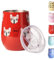 Tazza Termica in Acciaio Inossidabile con Tappo Termico - 300ml - Design Italiano Cup Thermo Achille (Doppia Parete) Mantiene: 6 ore caldo e 12 ore freddo | Ideale per Tisane, Thè, Latte