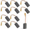 EUYKQNOI Escobillas de Carbón 5x8x15mm para Amoladora - 10PCS - Carbones para Motor Eléctrico, Repuesto para Herramientas Bosch, Black+Decker, Parkside - Alta Conductividad y Durabilidad