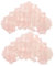 VALICLUD 1 Paire Patch pour les yeux en cristal rose masque facial pour les yeux patch de massage du visage quartz rose couvre-yeux pour soins du visage pierre de cristal