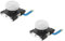 Genérico Joystick Mandos NS Joy-Con - Lite Flex Stick Joycon - Color Blanco - Bolsa 2 Unidades