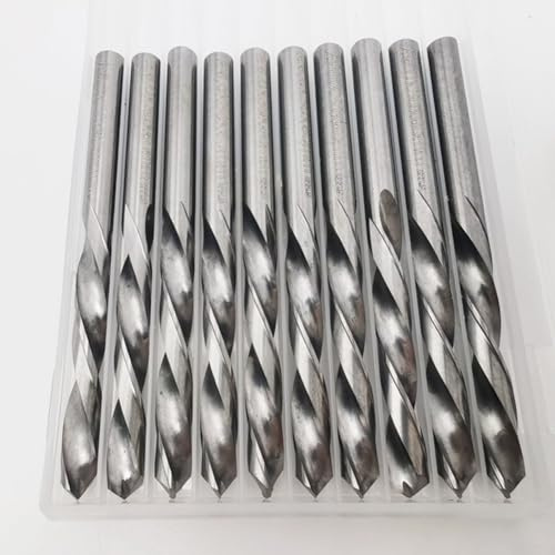 Linkshänder-Bohrer mit geradem Schaft, Hartmetall-Bauweise für umgekehrte Rotationsbohraufgaben, 3 mm - 8 mm Größen für Präzisionsarbeiten mit elektrischen Bohrmaschinen (8 mm)