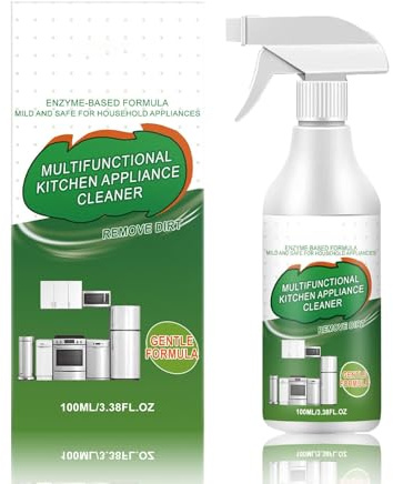Nettoyant en mousse enzymatique multi-usages - Puissant nettoyant enzymatique bio pour la maison, pour four, cuisinière, hotte aspirante, barbecue, sans frottement, mousse adhésive, douce pour la peau