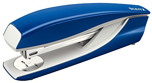 Leitz Cucitrice da Ufficio, Capacità fino a 40 Fogli, Design Ergonomico in Metallo, Include Punti, Gamma NeXXt, Blu