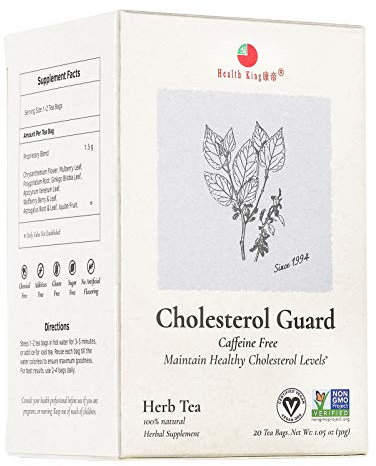 Health King Cholesterol Guard Herb Tea, Teabags, 20 Count Box