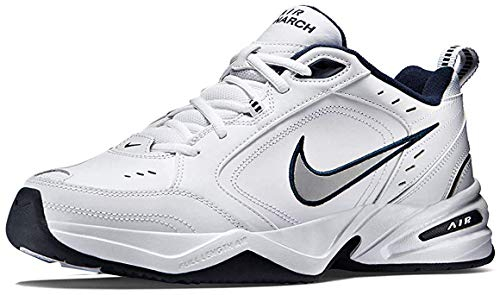 Nike Herren Air Monarch Iv Sneaker, Weiße Metallic Silver Midnight Navy, 47 EU