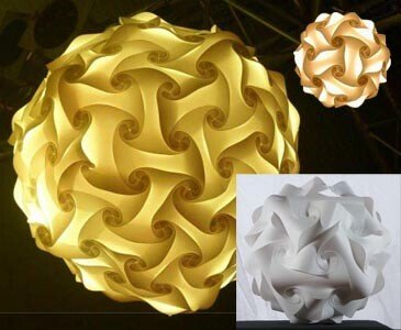 kunstpflanzen-discount.com Thai Deko Creative Design Lampe, Weiss, Modell Exclusive, 40cm - IQ Lampe