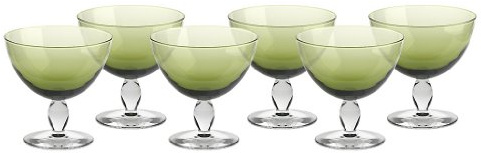 Eiscremeglas Dessertschale Eisbecher Mezzo 6er-Set Colori Vero 330ml grün