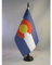 AZ FLAG - Tischflagge Colorado - 21x14 cm - Bundesstaat Colorado Tischfahne 14 x 21 Cm - Flaggen