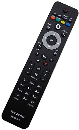 allimity Reemplazo de control remoto 996510023587 compatible con Philips TV PET741D / 12 32PFL5604H / 12 32PFL5604H / 12 32PFL5604H / 12 19PFL5404H / 12 32PFL5404H / 12 37PFL5404H / 12