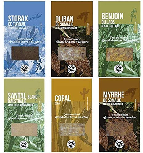 Les Encens du Monde Coffret de Résines