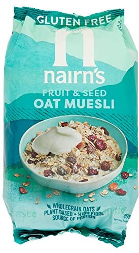 Nairn's Gluten Free Fruit & Seed Oat Muesli 450g, Pack of 5