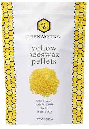 Your Natural Planet BEESWAX PELLETS, YELLOW, 1lb-Must Have Item for DO IT YOURSELF Projects, Including Lotions, Salves, Body Butters, Deodorant, Lip Balm, Candle Making and Furniture Polish by Your Natural Planet