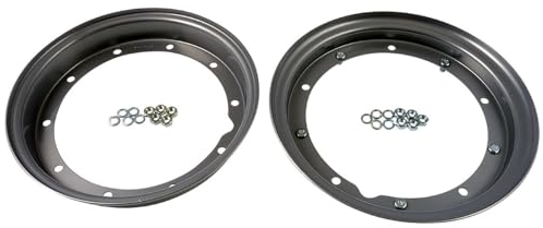 Felge SIP Spezial für 10080/10090-10 Reifen, offen, grau kompatibel mit Vespa 50 Special Elestart 50 V5A3T 2T AC 69-72