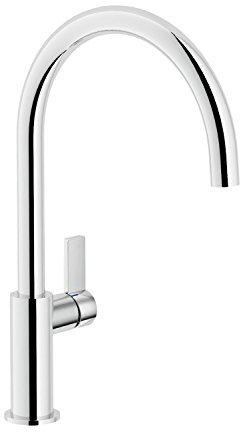 Nobili rubinetterie FL96113CR Miscelatore Lavello Bocca Girevole, Cromo