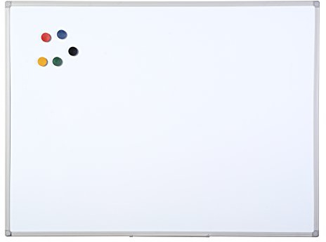 Bi-Office Whiteboard, Magnetic, Aluminium Finish Frame, 90 x 60 cm