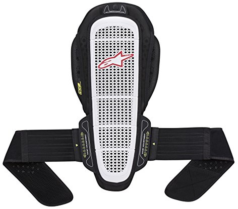Alpinestars Nucleon Kr-r Rückenprotektor, Farbe schwarz-weiss-neongelb, Größe XL