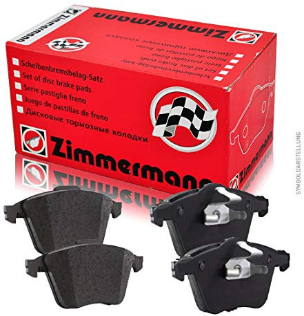 ZIMMERMANN 23623.170.2 Serie Bremsbelagsatz, Hinten, 1 Sensor, inklusive Platte dämpfend